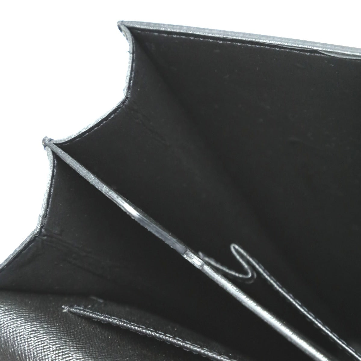 LOUIS VUITTON Handbag M30032 Taiga black Documents bag Taiga Serviet Moskova mens Used Authentic