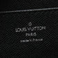 LOUIS VUITTON Handbag M30032 Taiga black Documents bag Taiga Serviet Moskova mens Used Authentic