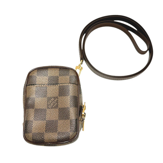 LOUIS VUITTON Shoulder Bag ‚m61737 Damier canvas Brown Pouch Damier Okapi GM mens Used Authentic