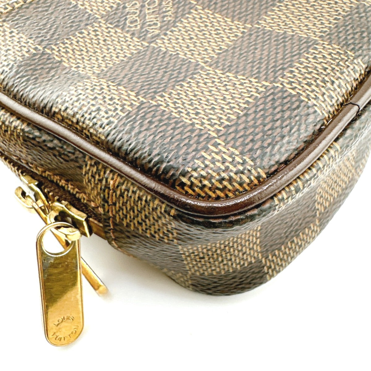 LOUIS VUITTON Shoulder Bag ‚m61737 Damier canvas Brown Pouch Damier Okapi GM mens Used Authentic