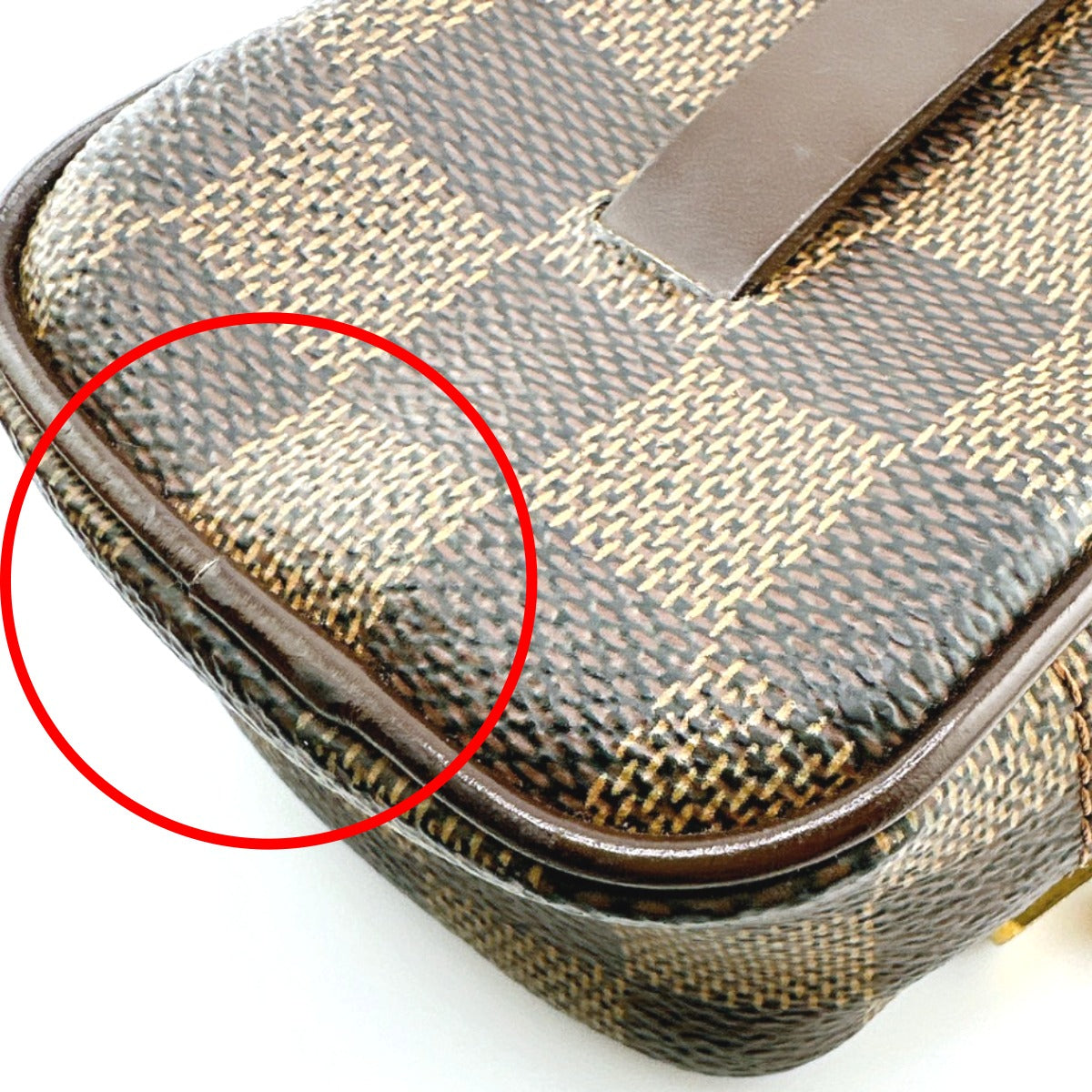 LOUIS VUITTON Shoulder Bag ‚m61737 Damier canvas Brown Pouch Damier Okapi GM mens Used Authentic