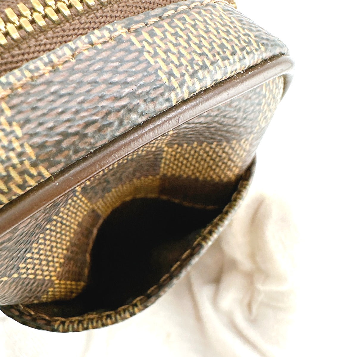 LOUIS VUITTON Shoulder Bag ‚m61737 Damier canvas Brown Pouch Damier Okapi GM mens Used Authentic