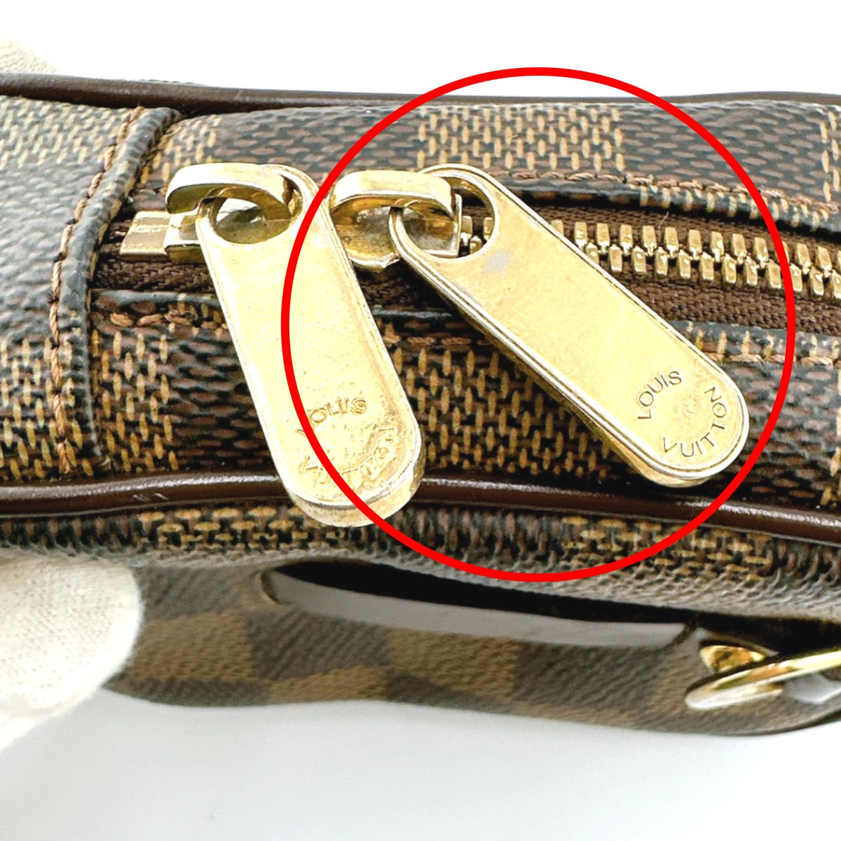 LOUIS VUITTON Shoulder Bag ‚m61737 Damier canvas Brown Pouch Damier Okapi GM mens Used Authentic
