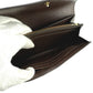 LOUIS VUITTON Long Wallet Purse N63209 Damier canvas Brown Zip Around Damier Portefeuille Sara Women Used Authentic