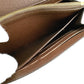 LOUIS VUITTON Long Wallet Purse N63209 Damier canvas Ebene Zip Around Damier Portefeuille Sara Women Used Authentic