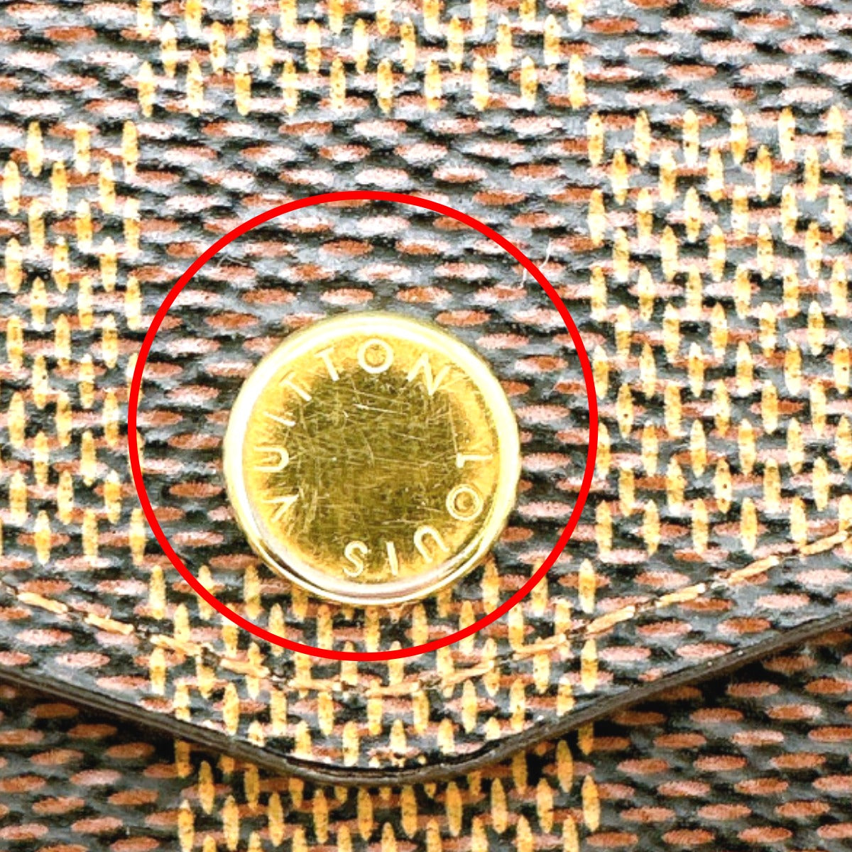 LOUIS VUITTON Long Wallet Purse N63209 Damier canvas Ebene Zip Around Damier Portefeuille Sara Women Used Authentic