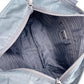 PRADA Tote Bag Nylon blue Tote Bag Commuting to school Large enough to fit A4 size paper Women Used Authentic