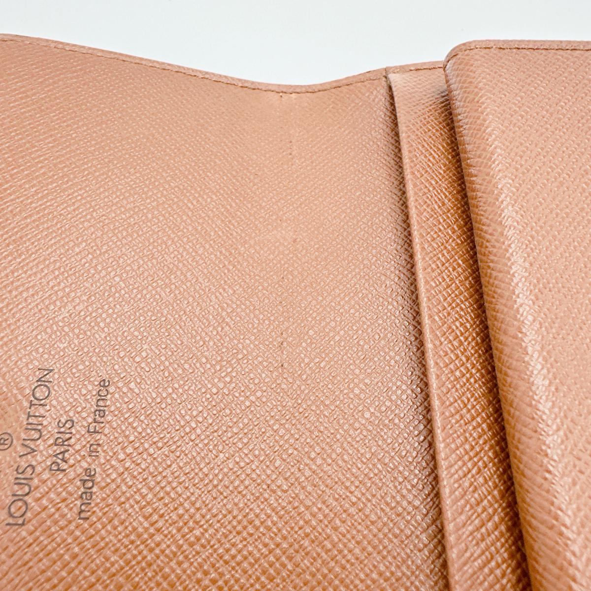 LOUIS VUITTON Tri-fold wallet M61202 Monogram canvas Brown Tri-fold wallet Monogram Porto Tresor Etuis unisex(Unisex) Used Authentic