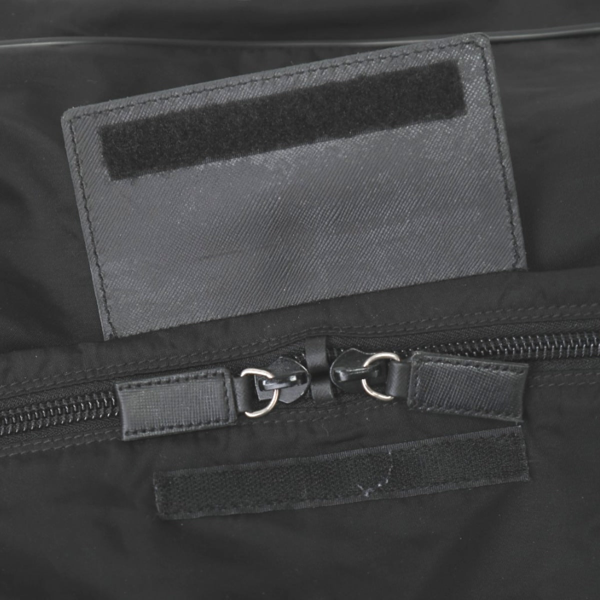 PRADA Boston Duffel bag VS0352 Nylon black Travel bag one belt back