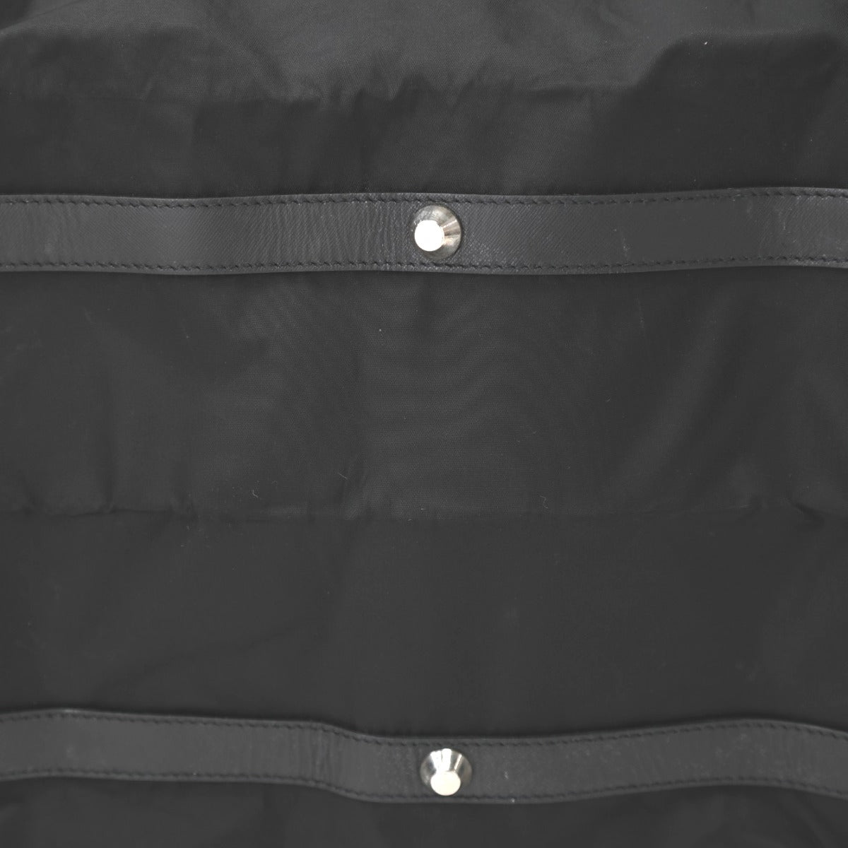 PRADA Boston Duffel bag VS0352 Nylon black Travel bag one belt back