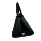PRADA Tote Bag IBG642 canvas black L size Kanapa GM Women L Used Authentic
