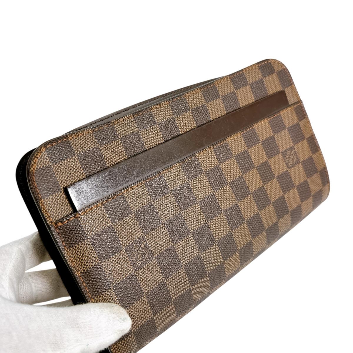 LOUIS VUITTON business bag N51993 Damier canvas Brown Damier Ebene Saint Louis