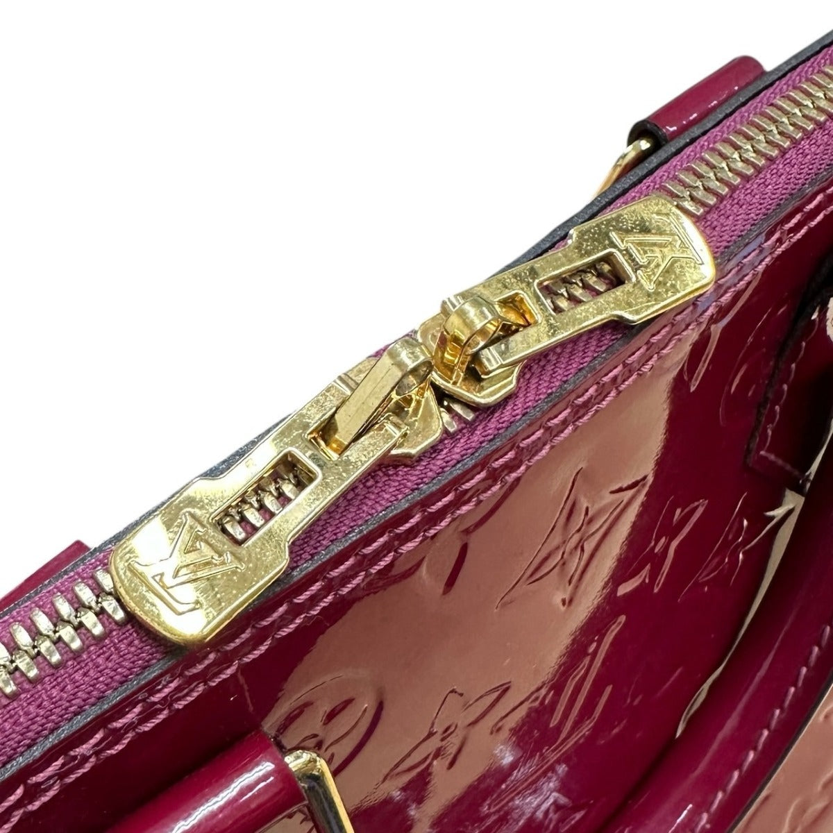 LOUIS VUITTON Handbag M91770 Monogram Vernis Rose and Ding Vernis Alma PM