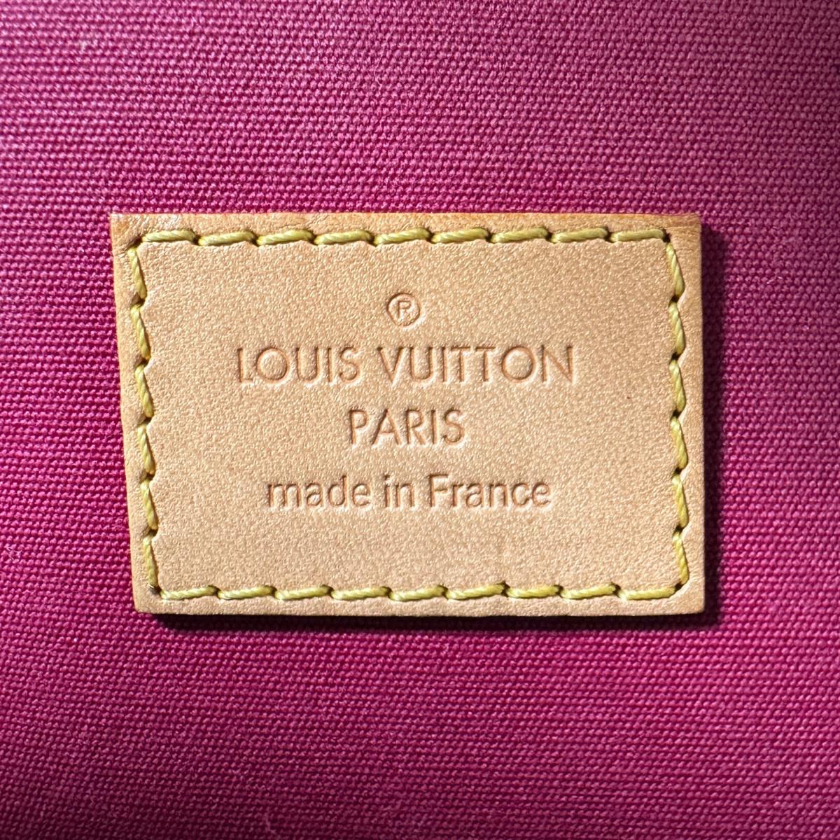 LOUIS VUITTON Handbag M91770 Monogram Vernis Rose and Ding Vernis Alma PM