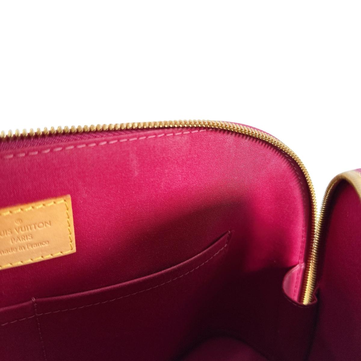 LOUIS VUITTON Handbag M91770 Monogram Vernis Rose and Ding Vernis Alma PM