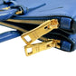 PRADA Handbag 1BA786 leather blue Sapphiano Galleria