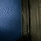 PRADA Handbag 1BA786 leather blue Sapphiano Galleria