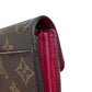 LOUIS VUITTON Long Wallet Purse M62234 Monogram canvas Brown Monogram Portefeuille Sara