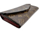 LOUIS VUITTON Long Wallet Purse M62234 Monogram canvas Brown Monogram Portefeuille Sara