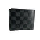 LOUIS VUITTON Bifold Wallet N62664 Damier Grafitto Canvas black Damier Grafitte Portefeuille・Marco