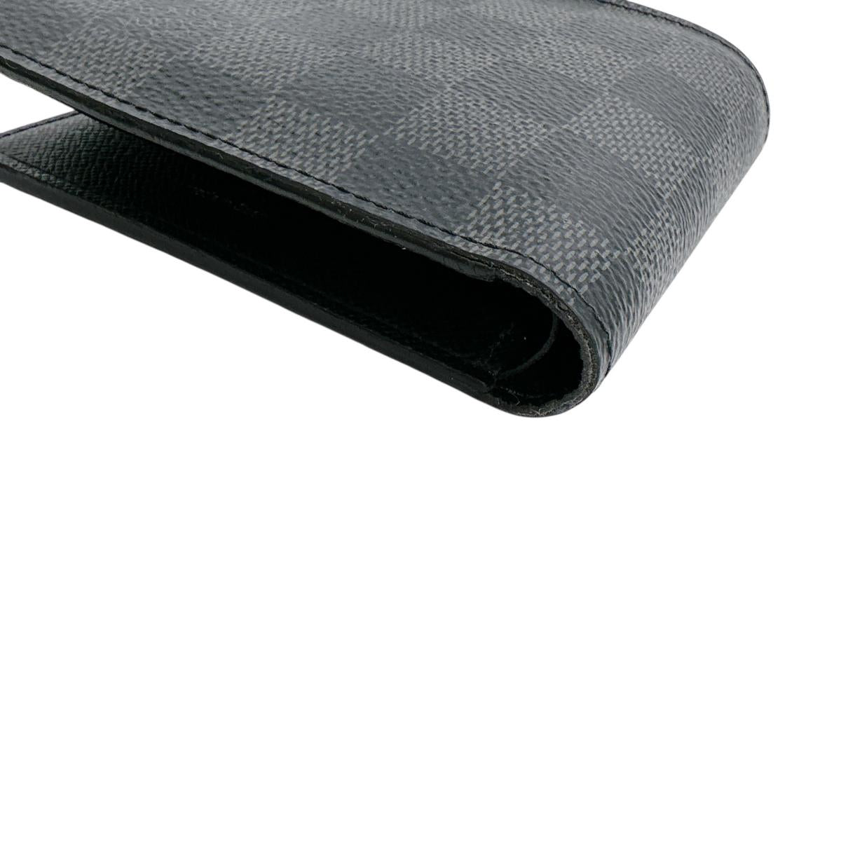 LOUIS VUITTON Bifold Wallet N62664 Damier Grafitto Canvas black Damier Grafitte Portefeuille・Marco