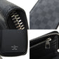 LOUIS VUITTON Long Wallet Purse N63095 Damier Grafitte black Damier Graphite Zippy wallet  Vertical mens Used Authentic