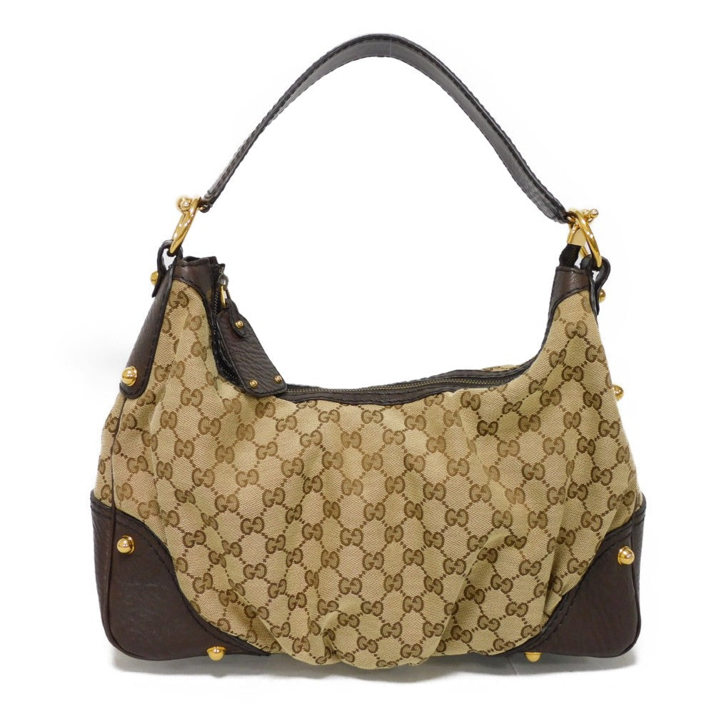 GUCCI Shoulder Bag 211966 GG canvas x calf leather beige GG canvas one belt bag