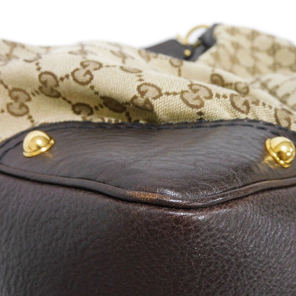 GUCCI Shoulder Bag 211966 GG canvas x calf leather beige GG canvas one belt bag