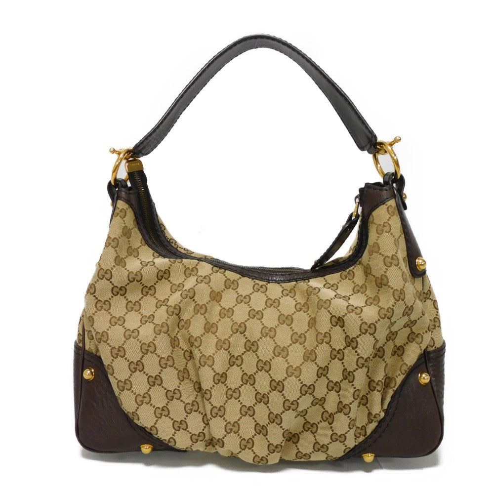 GUCCI Shoulder Bag 211966 GG canvas x calf leather beige GG canvas one belt bag