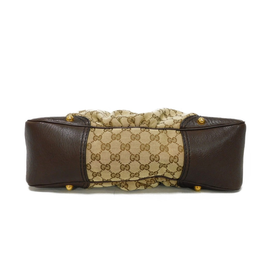 GUCCI Shoulder Bag 211966 GG canvas x calf leather beige GG canvas one belt bag