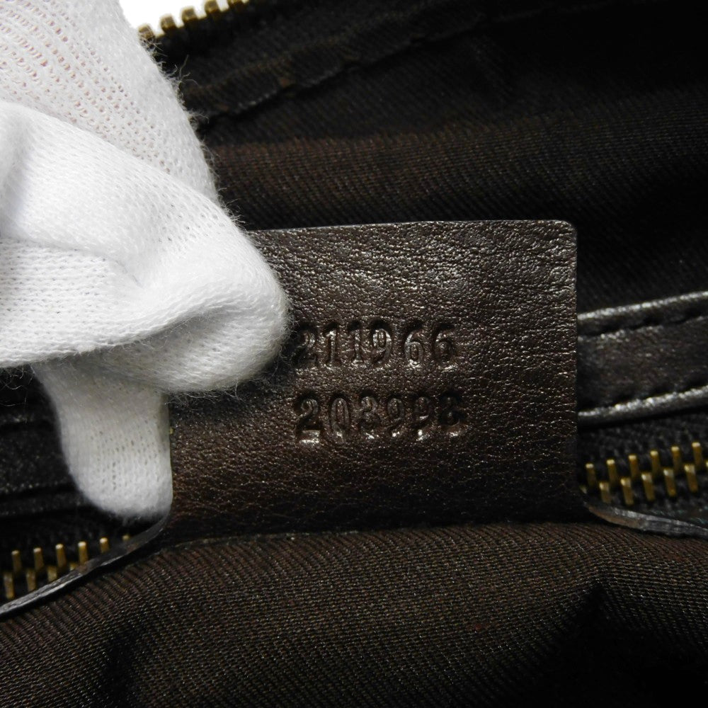 GUCCI Shoulder Bag 211966 GG canvas x calf leather beige GG canvas one belt bag