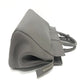 SAINT LAURENT Handbag leather gray Hippopotamus Gauche