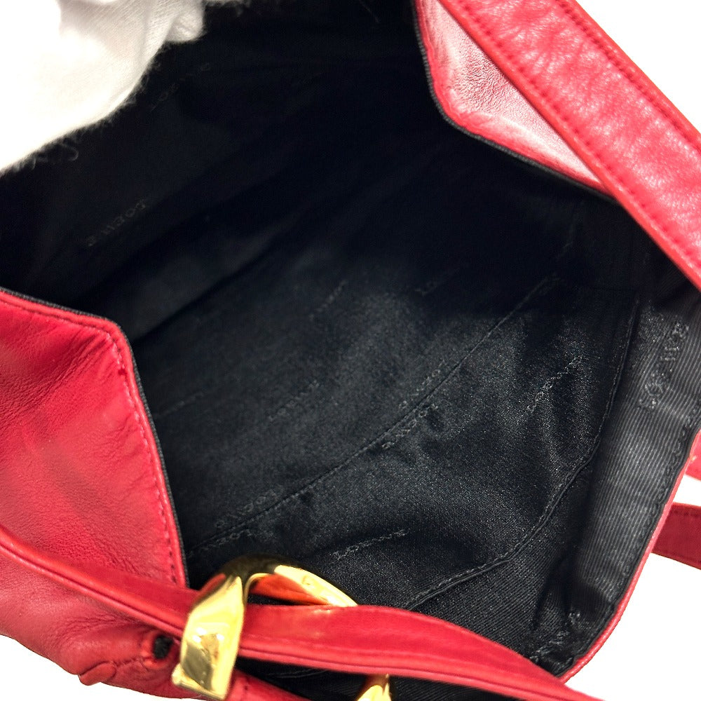 LOEWE Shoulder Bag leather Red logo