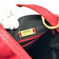 LOEWE Shoulder Bag leather Red logo