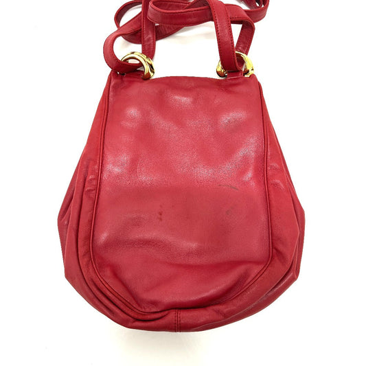 LOEWE Shoulder Bag leather Red logo