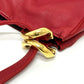 LOEWE Shoulder Bag leather Red logo