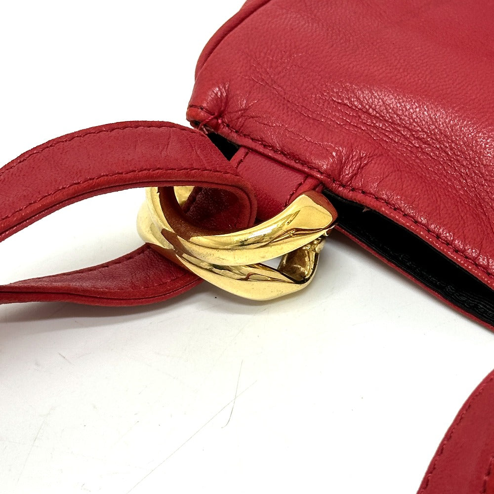 LOEWE Shoulder Bag leather Red logo
