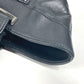 LOEWE Tote Bag leather black logo anagram Women Used Authentic