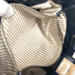LOEWE Tote Bag leather black logo anagram Women Used Authentic