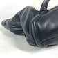 LOEWE Tote Bag leather black logo anagram Women Used Authentic