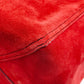 LOEWE Tote Bag suede Red logo Leo Women Used Authentic