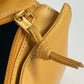 LOEWE Tote Bag leather yellow Amazona logo Women Used Authentic