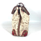 LOEWE Shoulder Bag Canvas / leather beige 160th anniversary logo anagram drawstring bag Women Used Authentic
