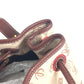LOEWE Shoulder Bag Canvas / leather beige 160th anniversary logo anagram drawstring bag Women Used Authentic