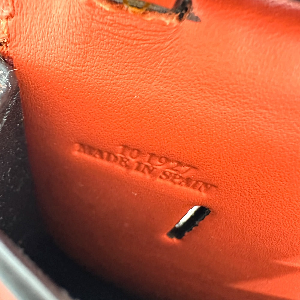 LOEWE Shoulder Bag leather Orange Anagram Heels