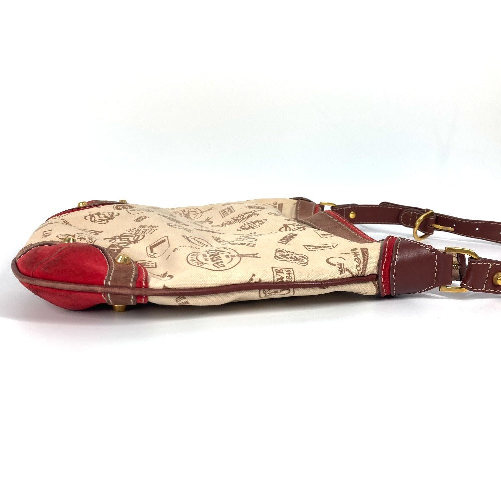LOEWE Shoulder Bag canvas beige 160th anniversary Women Used Authentic
