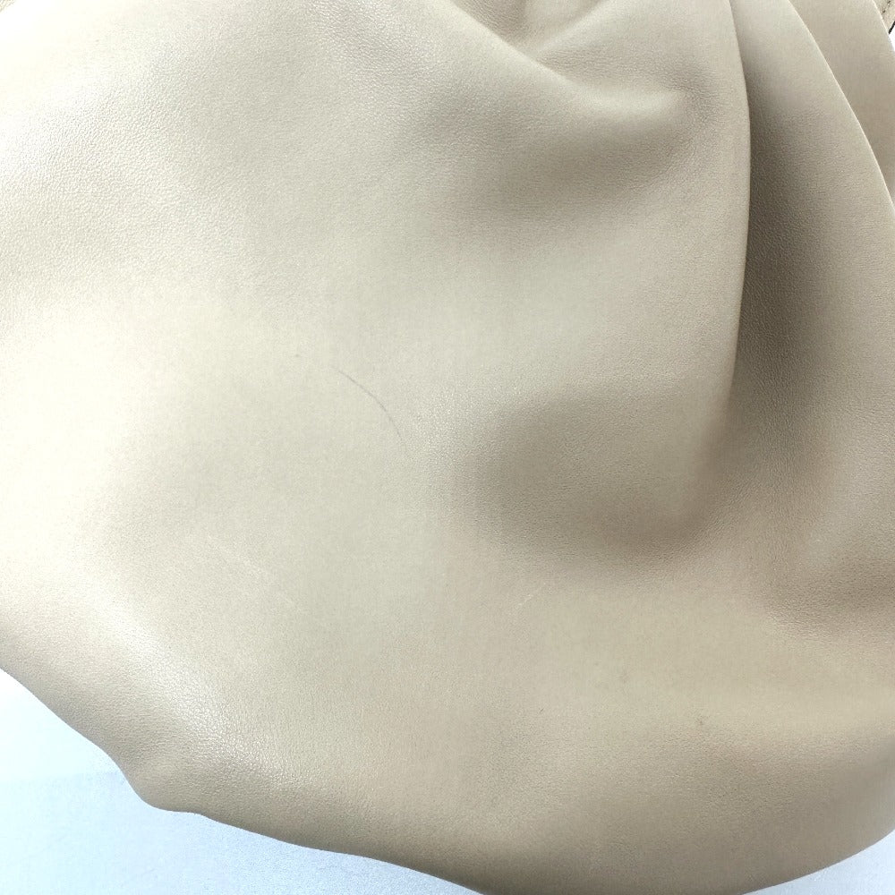 LOEWE Handbag 332.87.L40 leather beige Bounce Bag Anagram Women Used Authentic