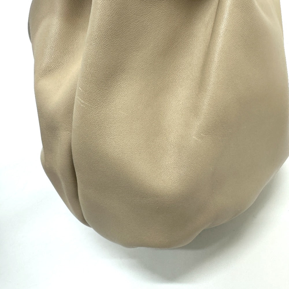 LOEWE Handbag 332.87.L40 leather beige Bounce Bag Anagram Women Used Authentic