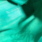 LOEWE Tote Bag Leather / suede green Anagram logo Women Used Authentic
