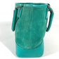 LOEWE Tote Bag Leather / suede green Anagram logo Women Used Authentic